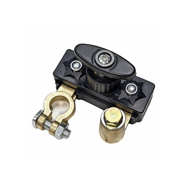TEMU Switch, Rotatable, Power Off Protection, Suitable For Installation , Made Of Brass Material, Strong Conductivity, Durable And Long-lasting