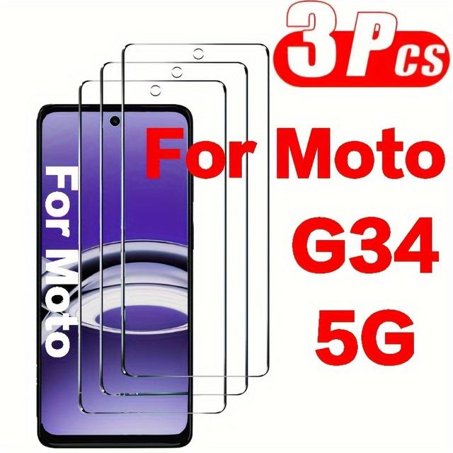 TEMU 3 قطع من الزجاج المقوى لهواتف موتورولا وموتو وموتو جي34 5جي وموتو جي 34 5جي فيلم حماية الشاشة 3 قطع من الزجاج المقوى لهواتف موتورولا وموتو وموتو جي34 5جي وموتو جي 34 5جي فيلم حماية الشاشة