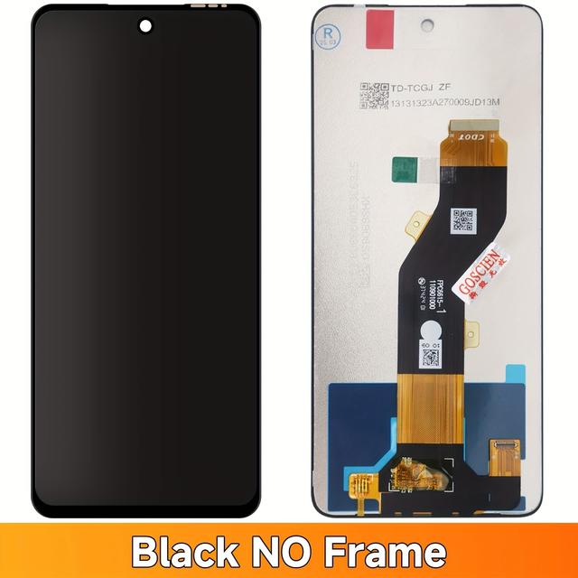 TEMU For Infinix Smart 8 Smart 8 Hd Smart 8 Pro X6525 X6528 Touch Screen Digitizer Assembly With Frame 6.6 Inch Lcd Display Compatible - Gift For Kits
