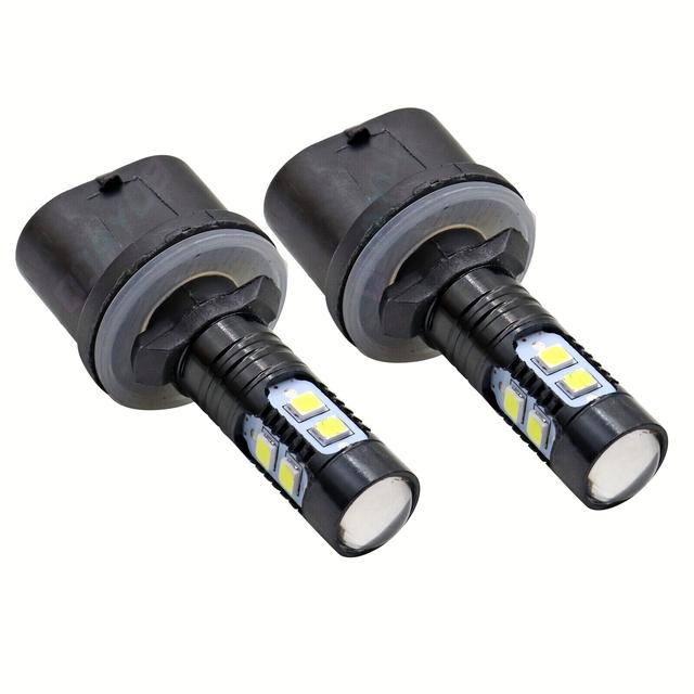 TEMU 2pcs 880 Led Fog/driving Light Bulb Drl 6000k White 890 892 893 899 Daytime Running Light, Without Battery