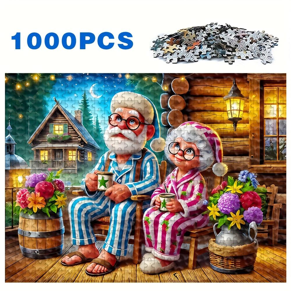 TEMU 500 st och 1000 st pussel med landskap, djurhagar och berömda målningar, med hög kompatibilitet och ultrahögupplösta mönster. De erbjuder en uppslukande upplevelse, för helg med familj och .