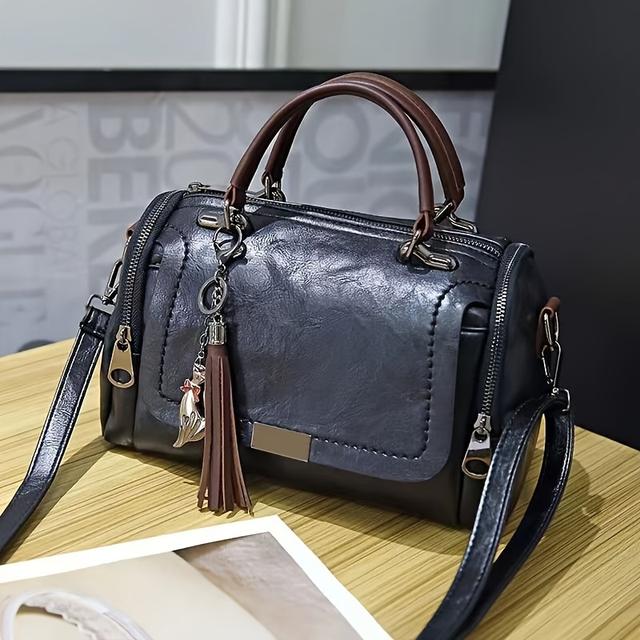 TEMU Trendy Women's Bag New Style Versatile Handbag Fashion Shoulder Bag For Women Pillow Bag Boston Bag