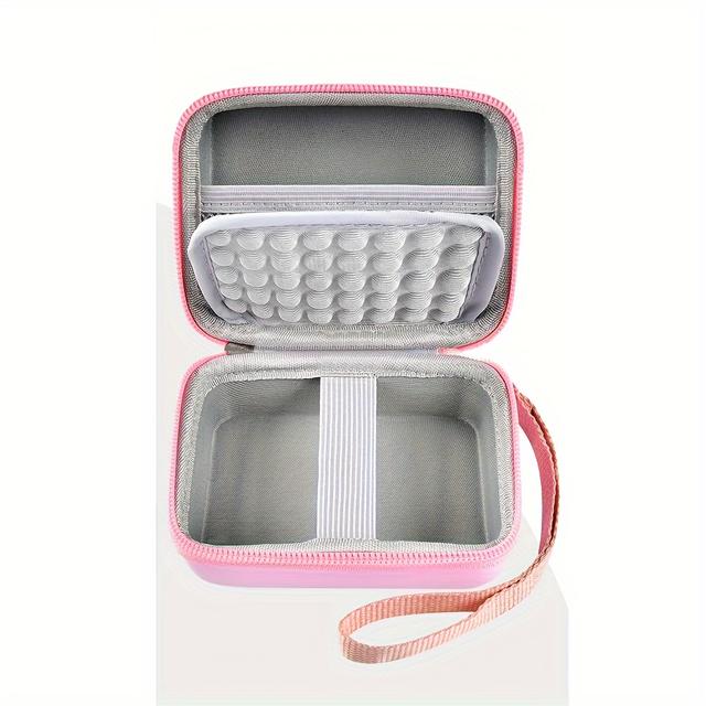 TEMU PSofcake 카메라 가방은 Nicamery/ZORNIK용/IXNAIQY용/Sevenat용/Sunscien용/Zostuic 디지털 카메라 FHD 1080P 미니 포토 카메라용과 호환됩니다. USB 케이블용 휴대용 홀더(박스만 해당)