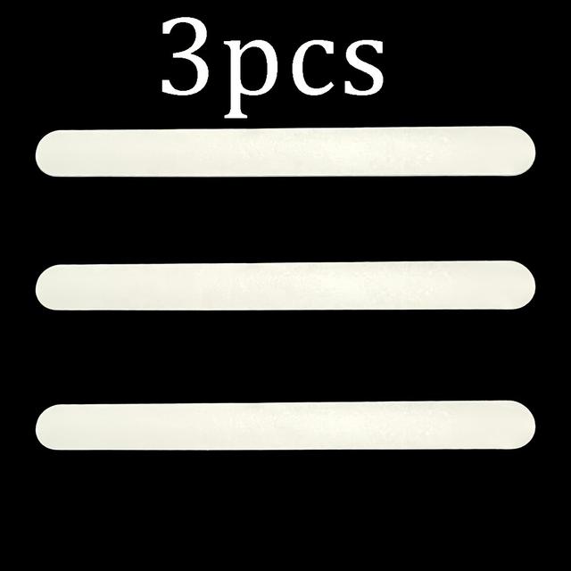 TEMU 3 قطع إكسسوارات بادل عالية الجودة من TPU شفافة مربعات واقي إطار مضرب بادل متين، حماية حافة مضرب بادل، شريط حماية إطار مضرب شفاف واضح