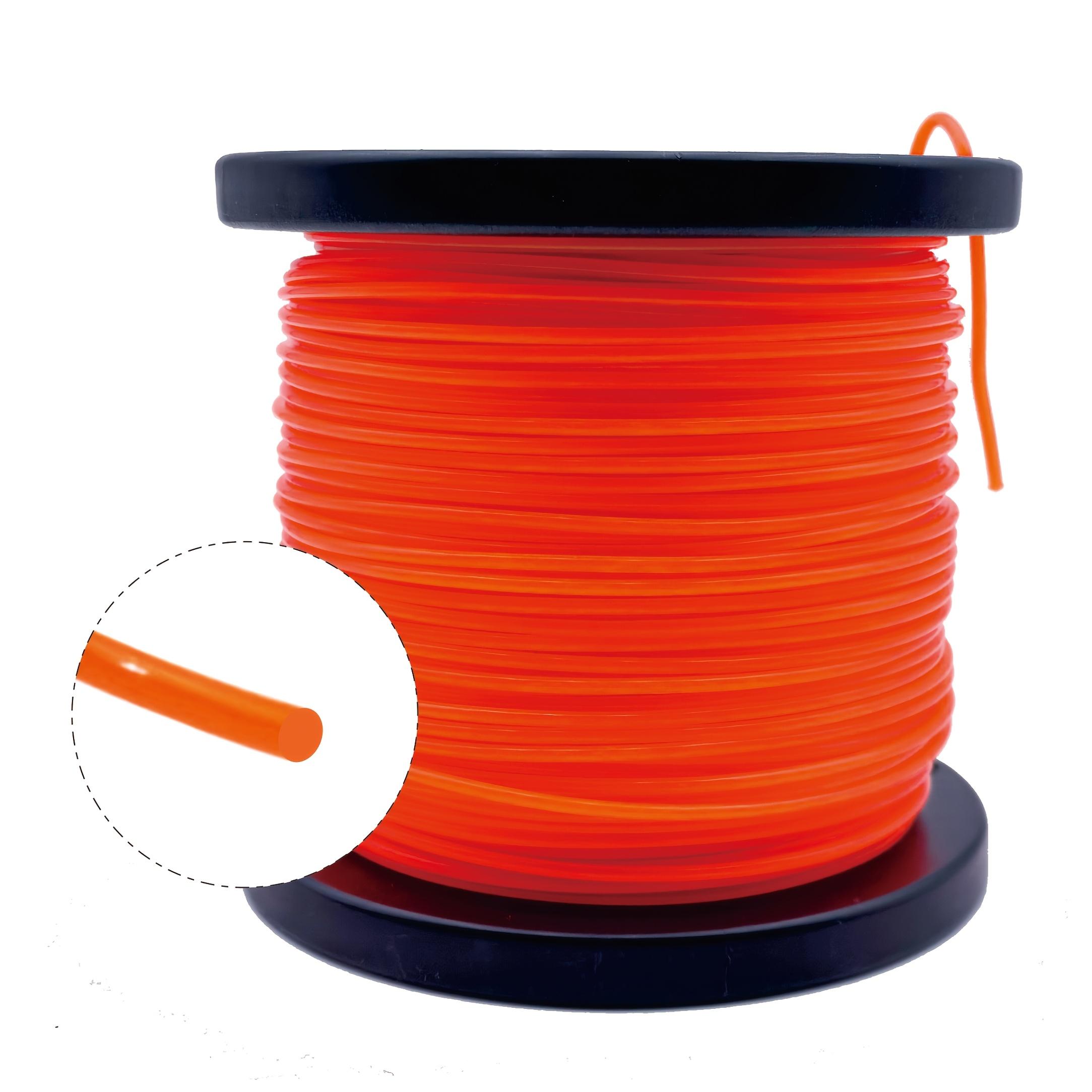 TEMU Durable 2.4mm Nylon Trimmer Line, 328ft Lawn Mower String - High-strength For Efficient Weed Control, 2.4mm Diameter, Lawn Care Equipment | Vibrant , Durable Nylon Thread, Grass Trimmer