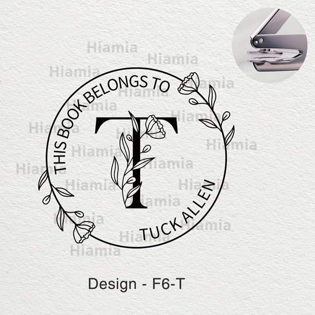 TEMU ตราประทับนูน/ลายเซ็นหนังสือแบบกำหนดเอง - ตราประทับลายเซ็นศิลปะบนกระดาษแบบนูน 26 ตัวอักษร/ชื่อ/วันที่/ลายดอกไม้ เหมาะสำหรับผ้าเช็ดปาก หนังสือ ลายเซ็นสำนักงาน ซองจดหมาย การ์ดวันหยุด การ์ดเชิญ