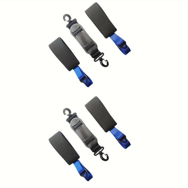 TEMU Sangle de Transport de Ski Ajustable - Matériau PP Durable, Noir, Convivial pour Débutants, Fermeture à Lacets pour