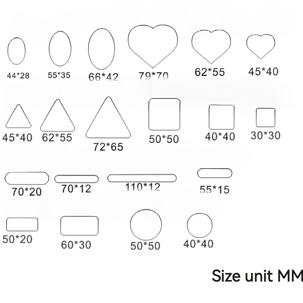 TEMU Leather Badge, Round Hole, Square Leather Label, Die-cutting Knife Mold, Of Seals, Special-shaped Knives, Punch Press