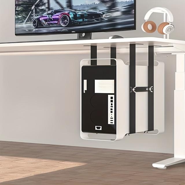 TEMU Computer-Host-Rack, Hängendes Schreibtisch-Unterstützung, Kühlung-Suspension-Befestigung, Basis-Montage-Gehäuseträger.