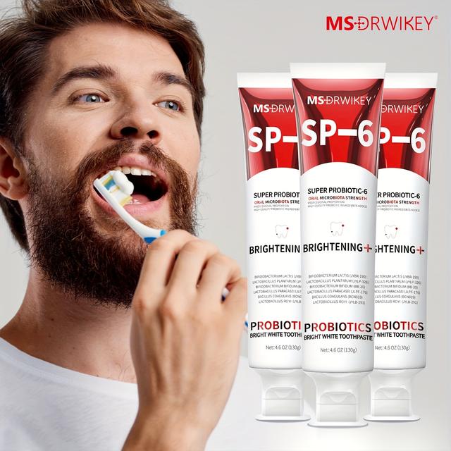 TEMU Toothpaste Comes In A Pack Of 3 And Breath, Cleans Teeth, And The Oral Cavity, Providing You With A Comfortable Oral .