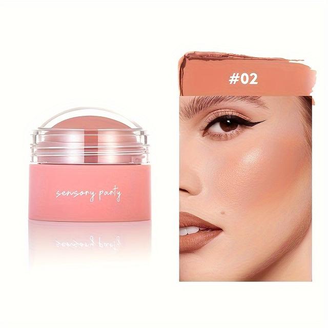TEMU 6-color Blush - Matte, Medium Coverage, Waterproof, Brightening Powder For Tones, Enhancing And Flawless With Peach, Pink, And Mute Light Foggy Shades