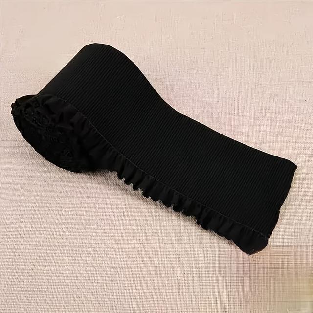 TEMU 5-yard Lace Elastic Waistband, Elastic Band For Waistbands Of Skirts And Pants - Suitable For Diy Decoration Of Skirts, Clothes, Pants, Shoes, And Hats