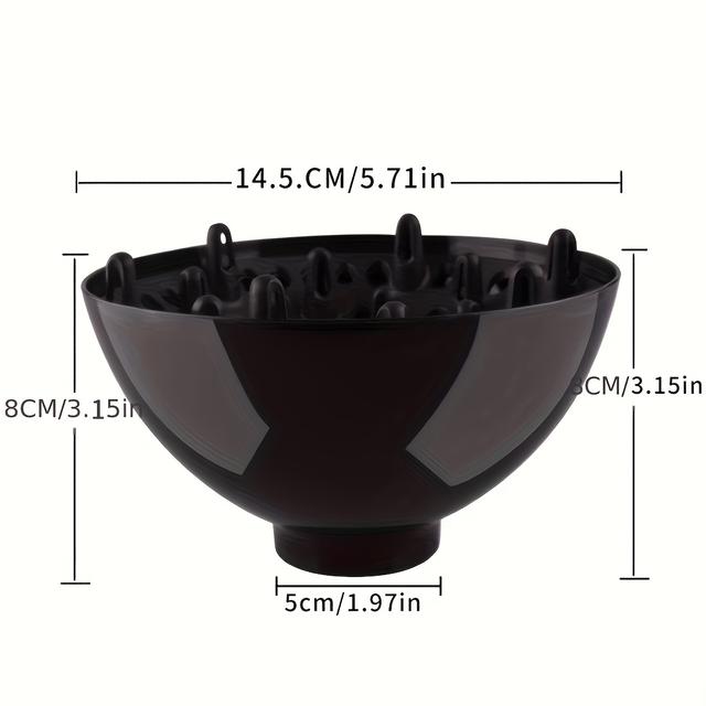 TEMU version av locktorkshätten, lågkänslig stylingmössa för hårvård, batterier krävs, koncentrerat värmeflöde tillbehör för enkel styling av hårverktyg