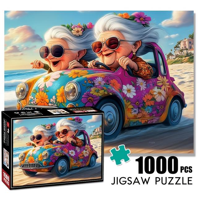 TEMU Quebra-Cabeça de Papel " " 1000pcs Quebra-Cabeça Grande Brinquedo para Adultos Jogo Presente Jogo Quebra-Cabeça DIY Decoração de Casa Desafio de Presente
