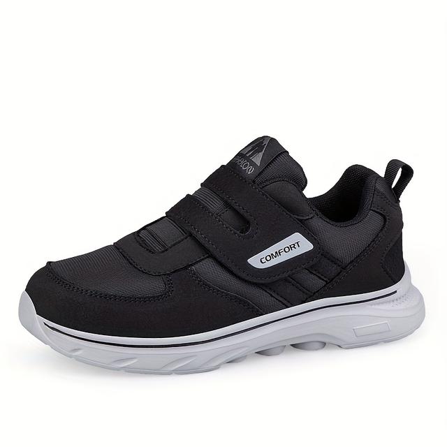 TEMU Herren Freizeit-Sportschuhe, Größe 39-46, Leichte Bequeme Wanderschuhe mit Klettverschluss