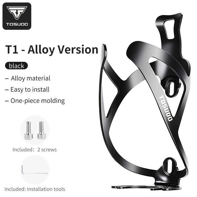 TEMU Tosuod Bike Water Bottle Holder - Heavy-duty Aluminum Alloy Water Bladder Compatible (for Hydration Systems), Lightweight & Sturdy Bike Water Bottle Cage For Mountain/road Bikes, ()