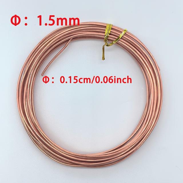 TEMU Advanced Pure Line - Multi Functional Suitable For Sculpture And Gardening Projects, Diy Craft Projects, With A Total Length Of 5m/196.85 Inches And A Diameter Specification Of 1.5mm.