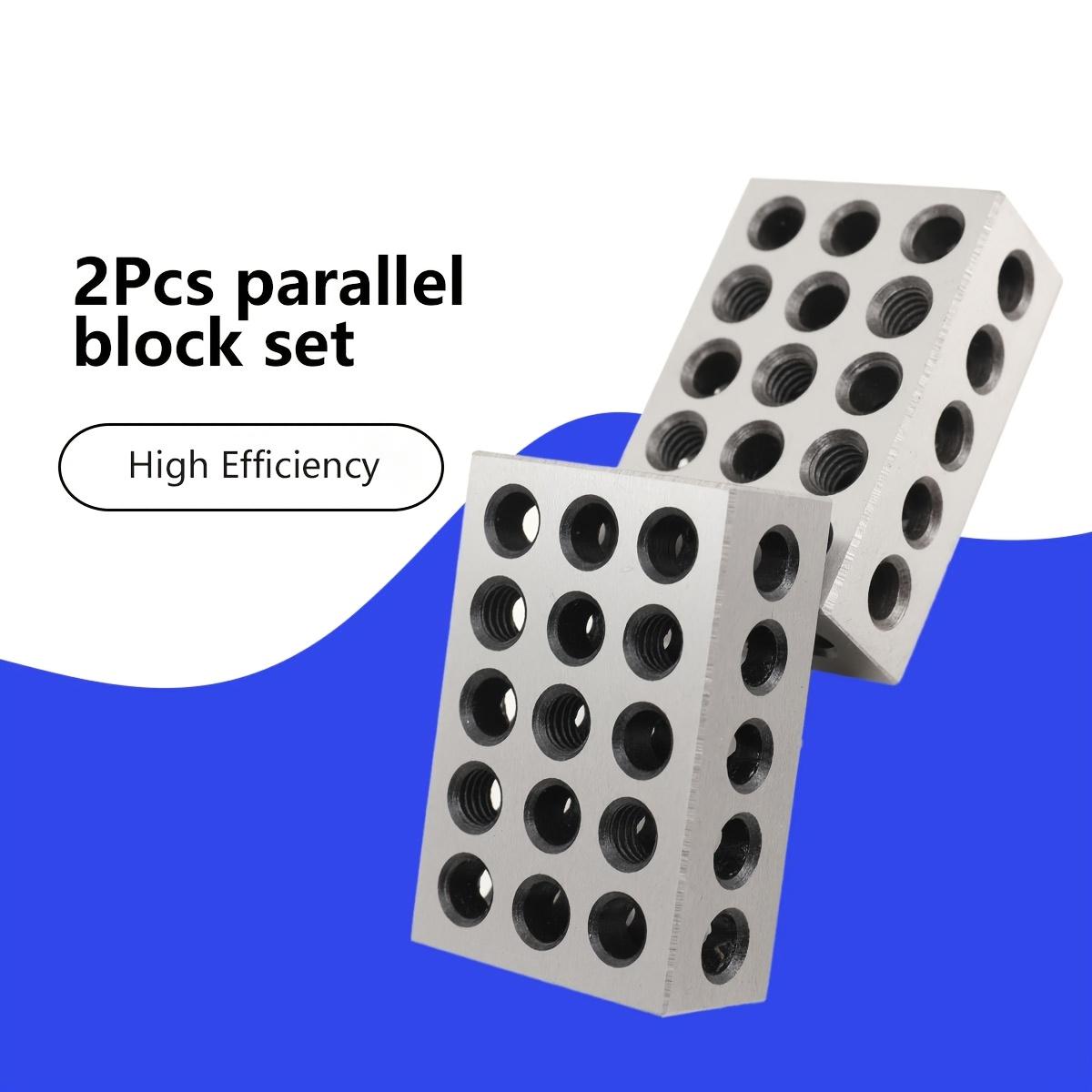 TEMU 2pcs Parallel Blocks Set, Metric 0.0001 -2- Set 23-holes