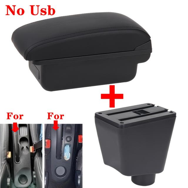 TEMU Para for Renault Clio 4, Reposabrazos y de Almacenamiento Compatible con for Renault Clio 3 III IV, Piezas Especiales para Modificación Interior Fácil Instalación