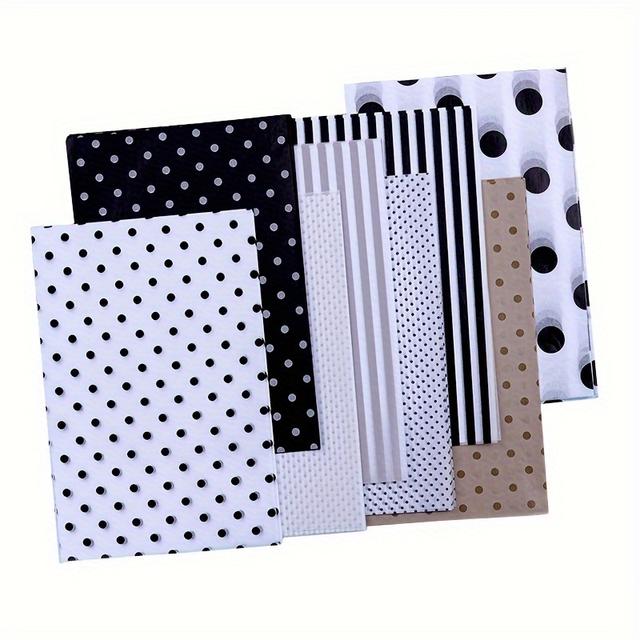 TEMU 80pcs White Round A5 & A4 Tissue Wrapping Paper, Gift Packaging Retro , Bookmark Floral Material
