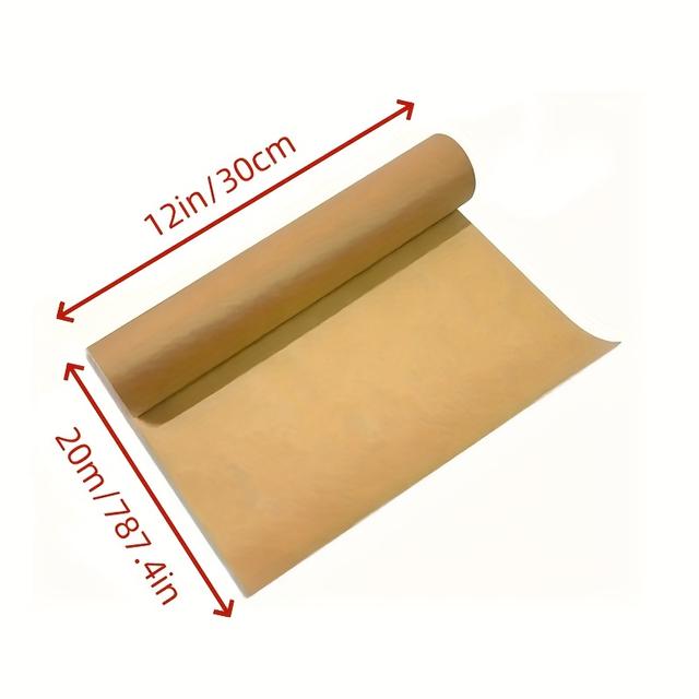 TEMU لفة من ورق الخبز غير المبيض، مقاوم للحرارة ومقاوم للماء، مناسب للشواء والخبز والتبخير، متعدد الاستخدامات، يمكن استخدامه للاحتفال بيوم الأب وحانوكا وعيد الشكر والكريسماس وهالوين