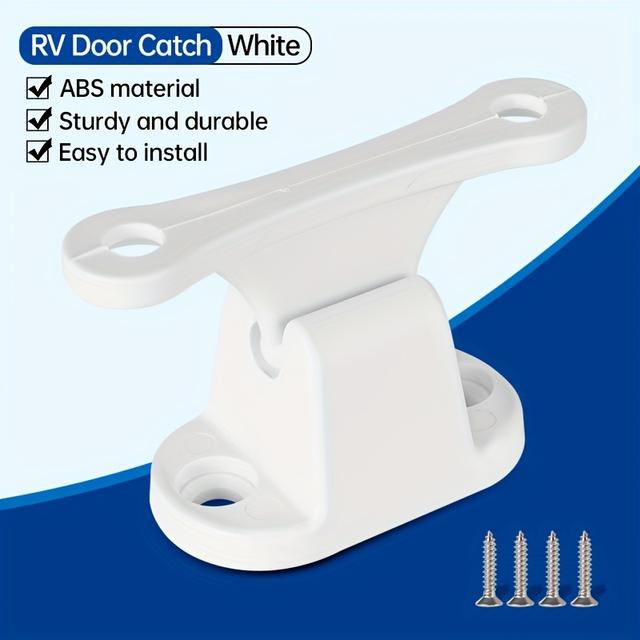 TEMU Nylonstrength, Durable Nylon T-shaped Set For Rvs And Campers - White Rv Entrance Doors