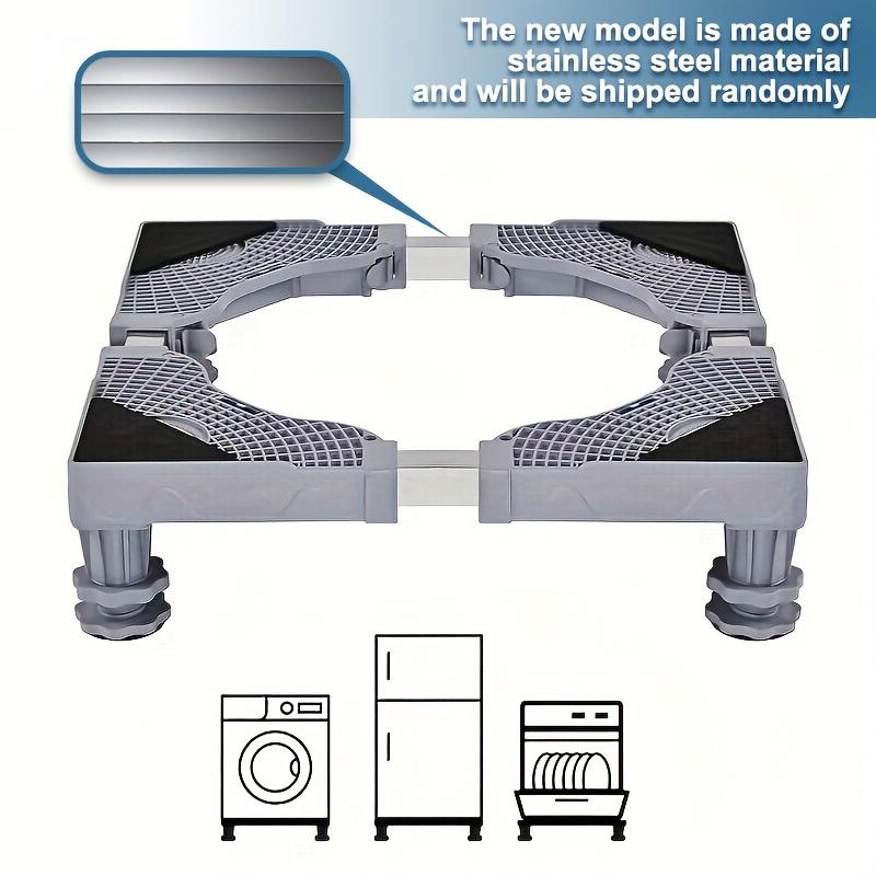 TEMU Mini Fridge Stand Adjustable Furniture Stand With 4 , Washing Machine Stand Base Laundry Pedestal With Horizontally For Dryers,washers&refrigerators