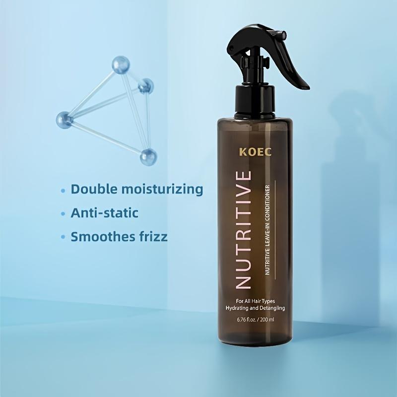 TEMU This Conditioner Spray And Detangler To Soften Hair While Preventing Moisture Loss And Frizz. Ideal For Curly, Dry, And Damaged Hair With Argan Oil, Collagen, And . Suitable For All Hair Types