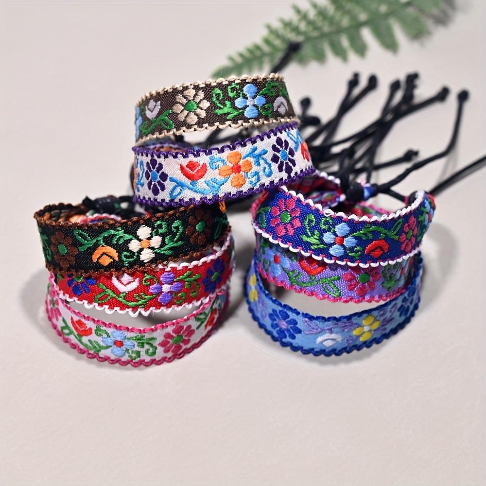 TEMU 8 piezas de pulseras de cuero Boho Chic hechas a para mujeres - Accesorios de joyería versátiles para uso diario