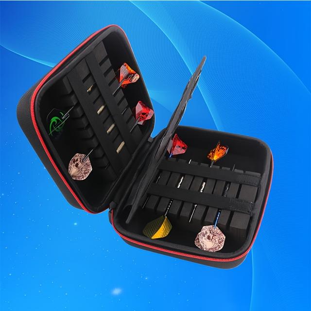 TEMU Hård pilfodral för stål- eller mjukspetsade , bärväska för spetsar