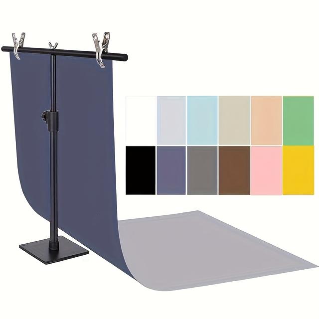 TEMU 6-teiliges Morandi Fotografie-Hintergrundpapier-Set, doppelseitig, wiederverwendbar, hochwertig mit 12 Produktmustern, Flachlagerungshintergründe