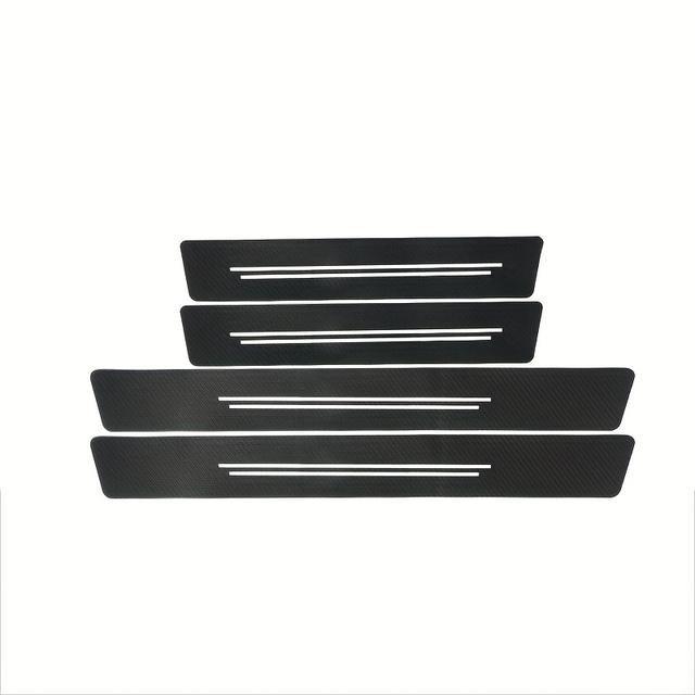 TEMU 야광 자동차 도어 실 보호대 - 적합, 스크래치 방지, 무광 마감, 야간 시인성을 향상시키는 발광 이중 문턱 스트립, 쿨 그린 라이트, 미끄럼 방지 디자인, 쉬운 설치, 차량용 도어 실 보호 스트립