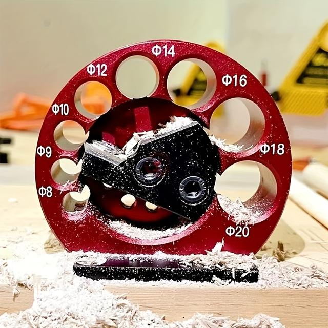 TEMU Adjustable Round Carver Electric Drill Accessory Square Bar Round Wooden Stick Solid Wood Round Stick Round Wooden Tenon Solid Wood