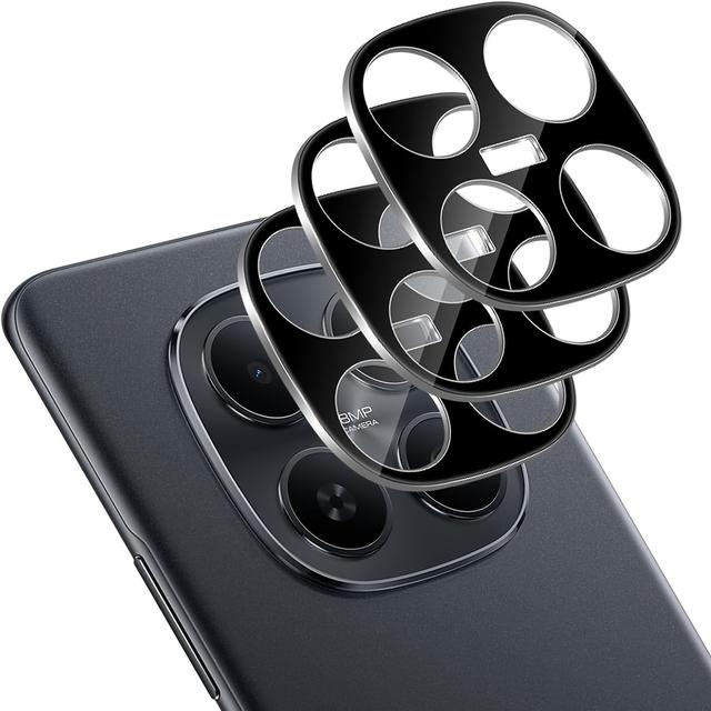 TEMU Juego de 3 protectores de lente de vidrio templado genuino para Xiaomi POCO M8 Pro 5G, Redmi Note 15 PRO 4G, 5G Note 15 y POCO M8 5G