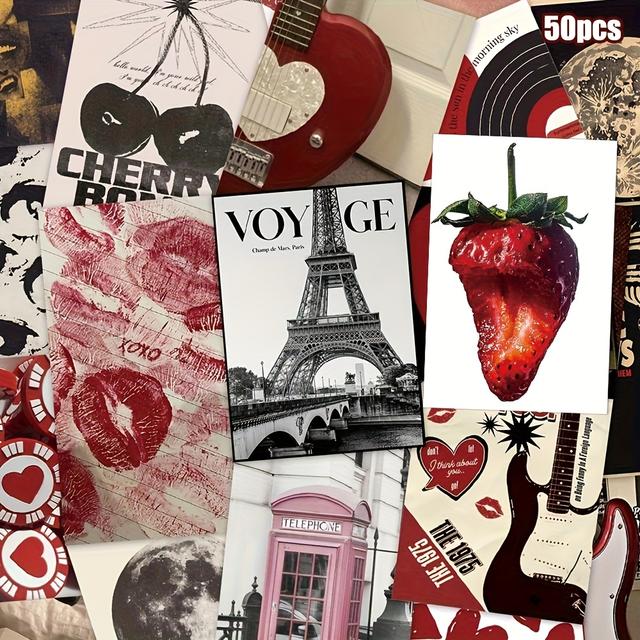 TEMU 50pcs Poster Stickers Laptop Luggage Room Decoration Diy