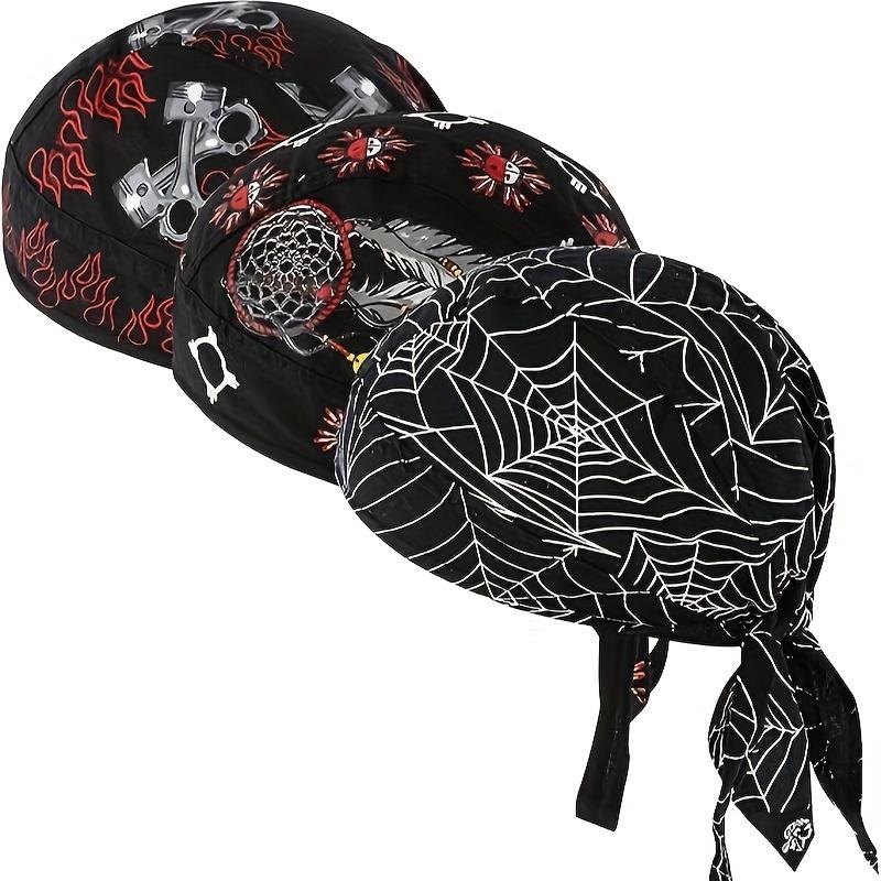 TEMU 3 Gorros Pirata Casuales, Gorro para , Ideal para Deportes de Otoño e Invierno, Ciclismo y Running
