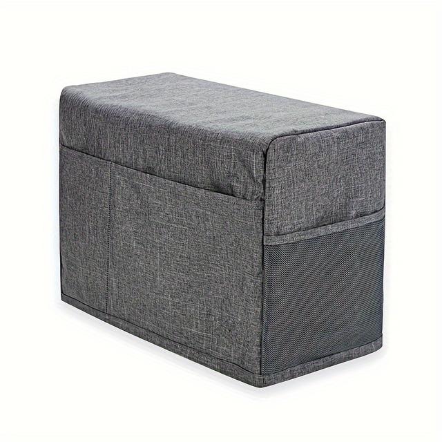 TEMU antipolvo máquina de coser, de almacenamiento de con bolsillos, organizador de suministros de costura manualidades, negro, , , uso doméstico, almacenamiento de costura.