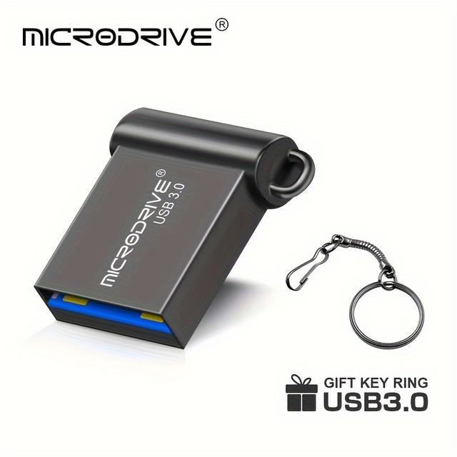 TEMU Pen drive USB 3.0 mini com capacidade de 64GB/32GB/16GB/8GB/4GB e chaveiro