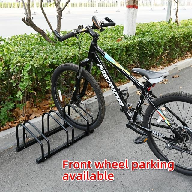 TEMU 1 Set Fahrradparkplatz Lagerregal Fahrrad-Displayregal Mehrteilige Montagehalterung Innen- und Außenbereich Mountainbike-Displayregal