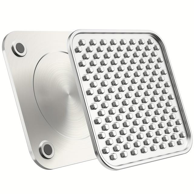 TEMU Schleckmatte Hund, Doppelwandig Edelstahl 304, Leckmatte für Welpen Katze, -Verschlucken, & Langlebig, Lindert Angst & Langeweile, Spülmaschinenfest