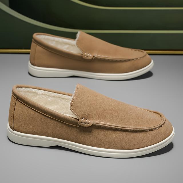 TEMU Men's Sneakers Casual Versatile Plush-lined Shoes B-333