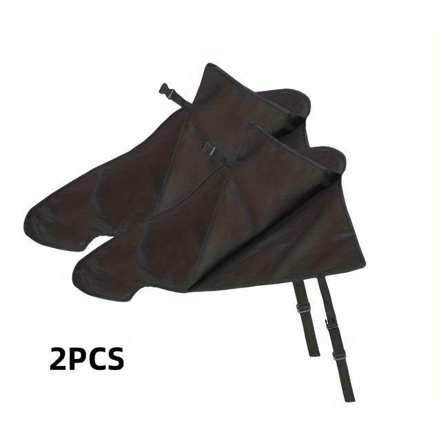 TEMU Abdeckung für den Anschluss Wohnwagenanhängers mit Schnallenriemen, entwickelt zum Schutz vor Regen und Staub.