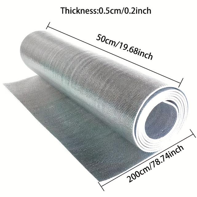 TEMU 1 Roll Double-sided Thermal Insulating Privacy Window Film Suitable For Bedrooms, Living Rooms & - Glare &, Covering, Fits /door Frames