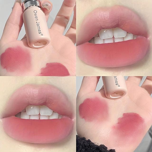TEMU The Little Pink Matte Lip Cream Is A Korean-style Waterproof And Long-lasting Lip Tint That Fade, Perfect For Look And Daily .