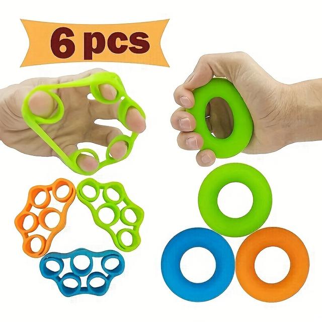 TEMU 3pcs/6pcs Hand And Fingers Stretcher, Suitable For Finger Exercise & Hand Strength Training