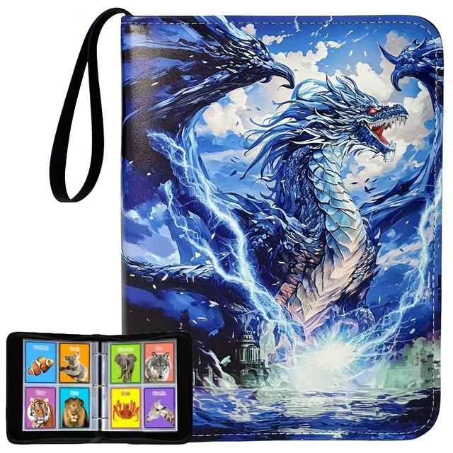 TEMU 4 Binder With 400 Pockets, Boys, Girls And Card Enthusiasts - Collection Album, Box And Sleeve