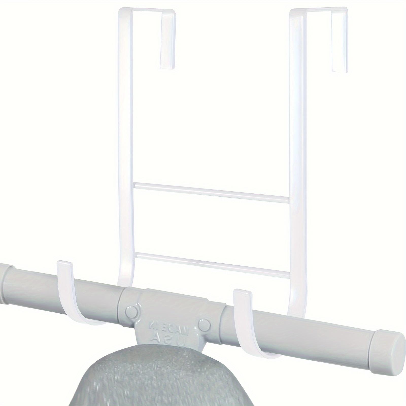 TEMU Ironing Board Hanger Wall Mount Ironing Board Holder Organizer Wall Rack For Laundry Rooms Storage Rack Hanging Hanger (white)