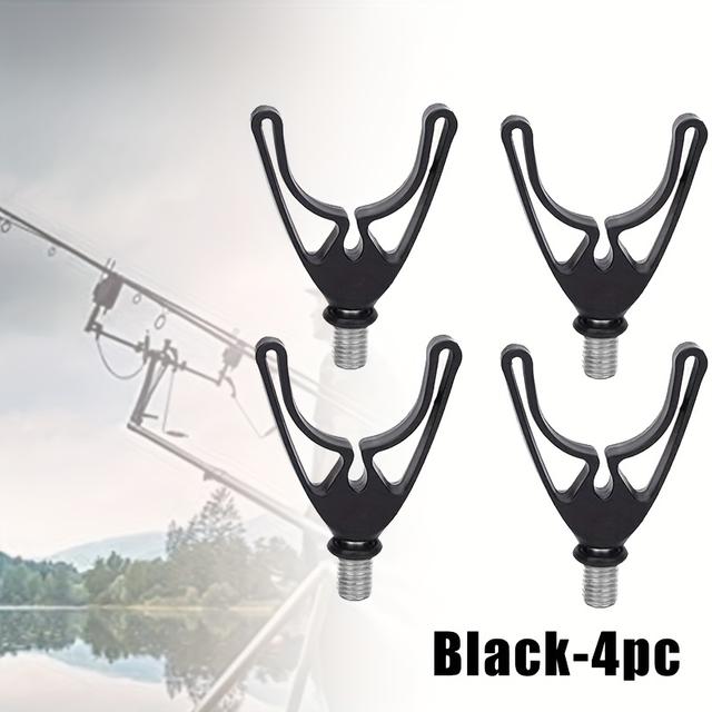 TEMU 4pcs Fishing Rod Rests | High-refractive-index Polymer, Fishing Rods, Bench Stick, Fishing Rod Pod, Rod Holder, Bars