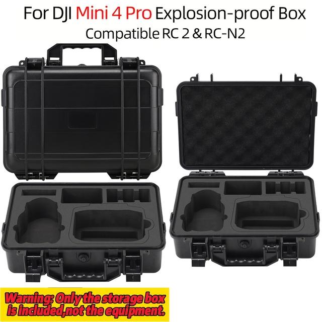 TEMU ()()()for Djji Mini 4 Pro Case Hard Carrying Case For Dji /mini 3 Accessories, Travel Case For 4 Pro Combo ( Rc2/ Rc/ N1/ N2 Controller)()()()()()()()()()()()()
