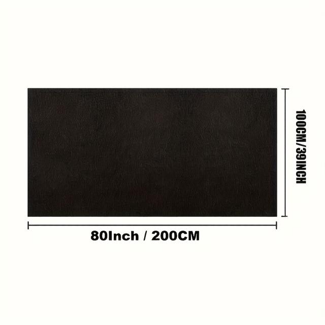 TEMU 1x2m Flame Retardant High Density Anti-slip Felt Carpet Lining – Durable Polyester Non-woven Fabric, Suitable For Cars, Rvs, Trucks, And Pickup – And Highly Compatible